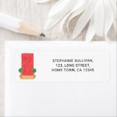 Retouradres rode deur etiket (Insitu)