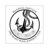 Retouradres Rubber Stempels Nautical Business (Afrduk)