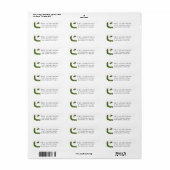 Retouradres Rups & Bij Etiket (Full Sheet)