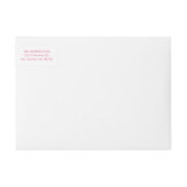 Retouradres Valentijnsdag Hugs & Kisses (Voorkant)