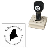 Retouradres van de centrale overheid rubberstempel (Gestempeld)