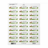 Retouradres voor Deer Buck Label (Full Sheet)