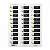 Retouradres voor zware apparatuur Bedrijfsuitrusti Etiket (Full Sheet)