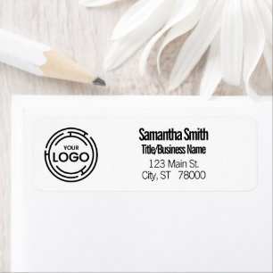 Retouradres zakelijke Logo Etiket