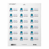 Retouradreslabel Etiket (Full Sheet)