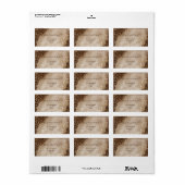 , retouradreslabel etiket (Full Sheet)