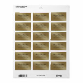 Retouradreslabel Etiket (Full Sheet)