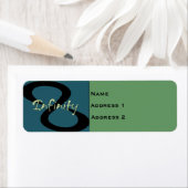 Retouradreslabel 'Infinity' Etiket (Insitu)