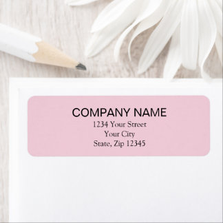 Retouradreslabel | Roze Etiket