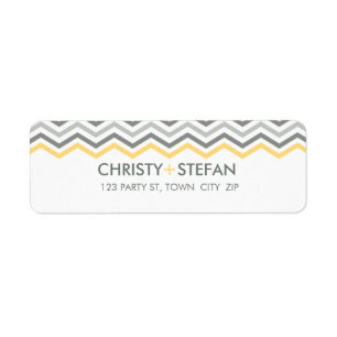 RETOURADRESLABELS :: chevron1 1 Etiket