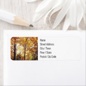 Retouradreslabels - Herfst bos Etiket (Insitu)