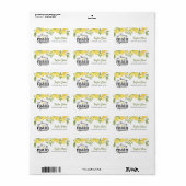Retouradreslabels Lemon Etiket (Full Sheet)