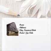 Retouradreslabels - oude barrière etiket (Insitu)