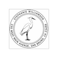 Retouradresstempel Egret Circle