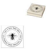 Retouradresstempel Queen Honeybee Rubberstempel (Gestempeld)