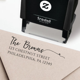 Retouradresstempel, Zelfinketing Adresstempel Zelfinktende Stempel