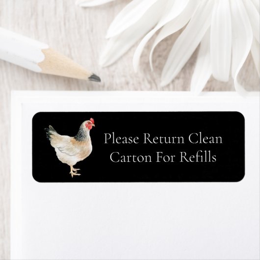 Retourkartonnen Eierdoos Label (Insitu)