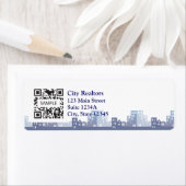 Retourlabel Sjabloon City Realtors Etiket (Insitu)