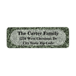 Retourlabel voor digitaal camo-kantoor-adres etiket