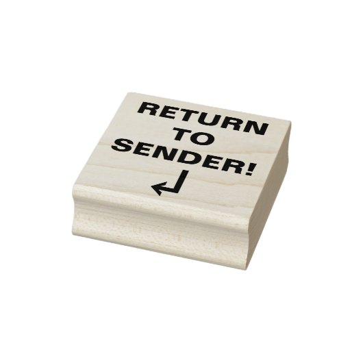 "RETOURNEER AAN AFZENDER!" Stempel (Stempel)