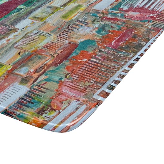 Retourner 6 x 7 Déco Planche à découper en verre (Coin)