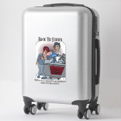 Retourner À L'École Étiquette Coupe-Clé Coupe (Sur valise)