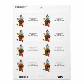 Retourner à l'école Étiquettes de professeur d'ois (Feuille entière)