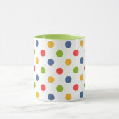 "Retourner À L'École" Pots colorés Mug (Centre)