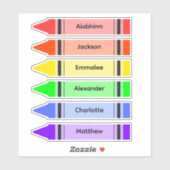 Retourner à l'école Stickers colorés à plusieurs n (Feuille)