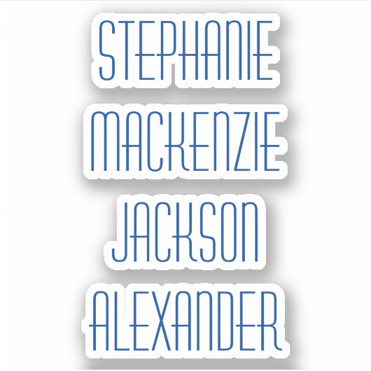 Retourner à l'école Stickers de noms multiples (Devant)