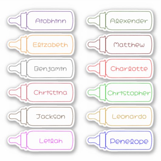 Retourner à l'école Stickers de noms multiples per (Devant)