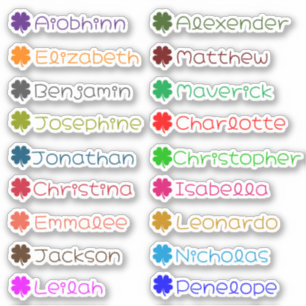 Retourner à l'école Stickers de noms multiples per