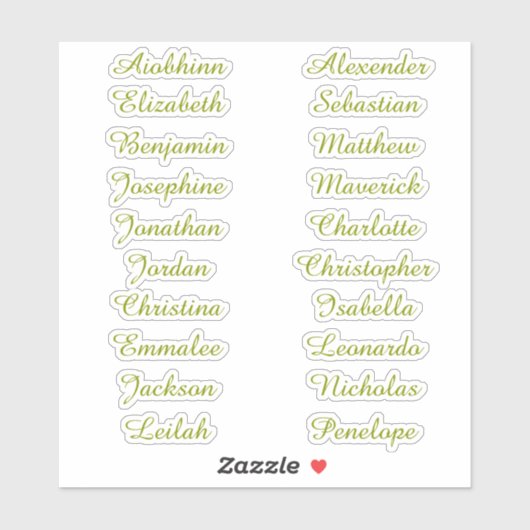 Retourner à l'école Stickers de noms multiples per (Feuille)