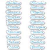 Retourner à l'école Stickers de noms multiples per (Devant)