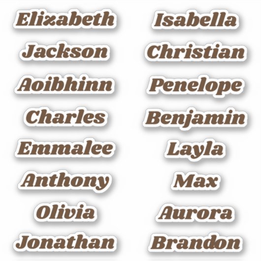 Retourner à l'école Stickers de noms multiples per (Devant)