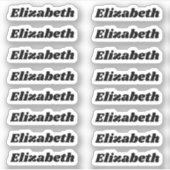 Retourner à l'école Stickers de noms multiples per (Devant)