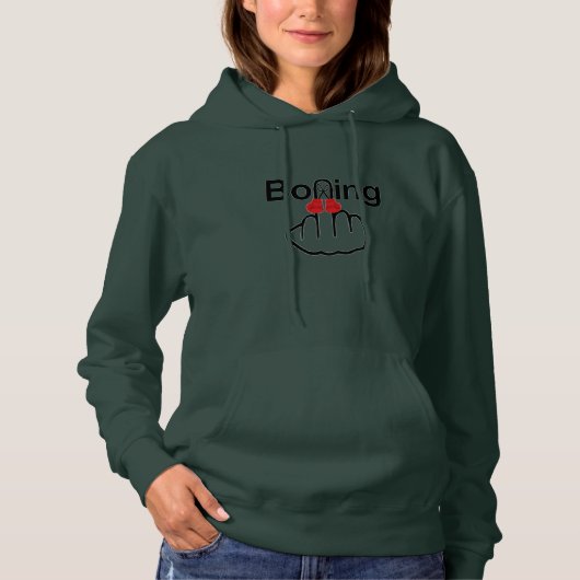 Retourner de la boîte de sweat - shirt à capuche (Devant)