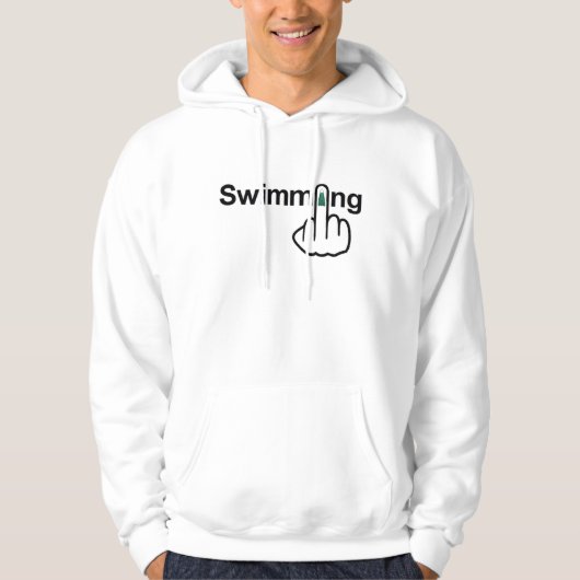 Retourner de natation sweat - shirt à capuche (Devant)