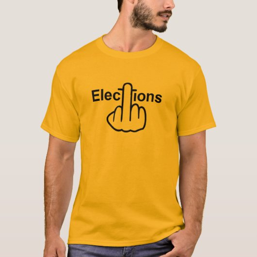 Retourner des élections aux T-shirts (Devant)