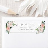 Retourner l'adresse Étiquettes Un Jardin Rose magi (En situation)