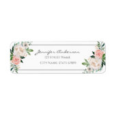 Retourner l'adresse Étiquettes Un Jardin Rose magi (Devant)