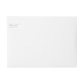 Retourner l'adresse Étiquettes Wraparound pour Can (Devant)