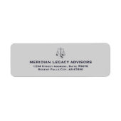 Retourner les étiquettes d'adresse avec le logo Éc (Devant)