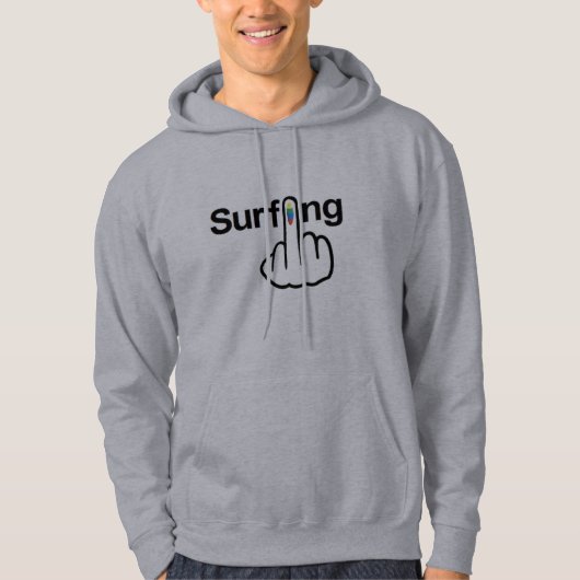 Retourner sweat - shirt à capuche surf (Devant)