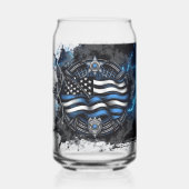 Retournez les lunettes bleues imprimées (Recto)