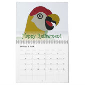 Retraite 2016 Calendrier Parrot Head Art naïf (Feb 2026)
