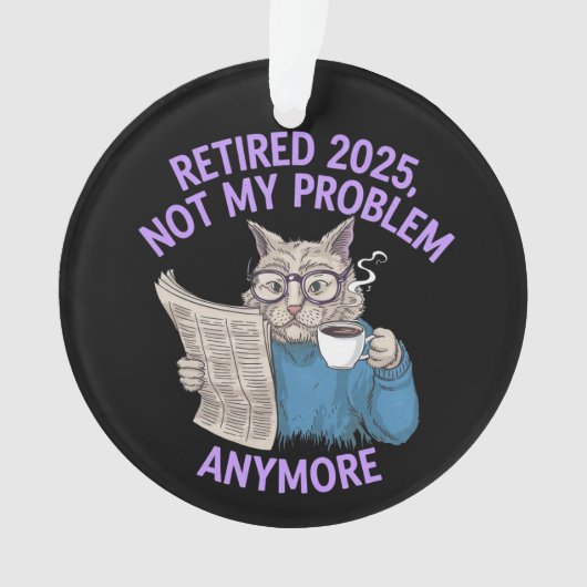 Retraité 2025 : Plus Mon Problème Drôle (devant)