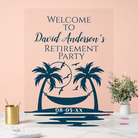 Retraite Bienvenue Plage Palm Trees (Mariage)