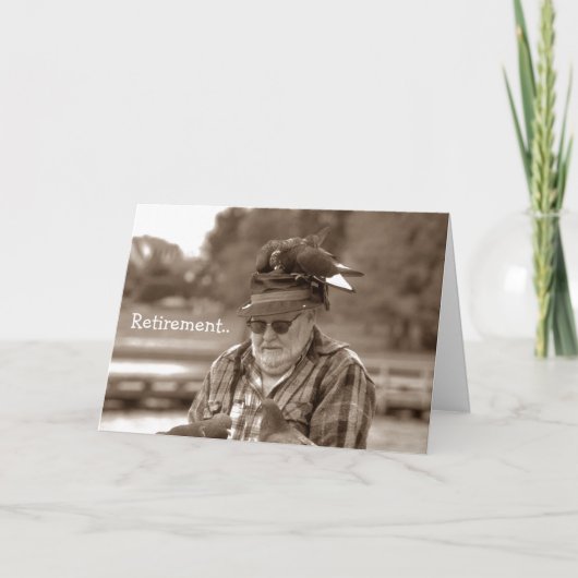 Retraite de carte amusante Ce n'est pas aussi effr (Devant)