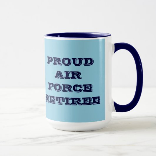 Retraite de la Force aérienne Mug Froud (Droite)